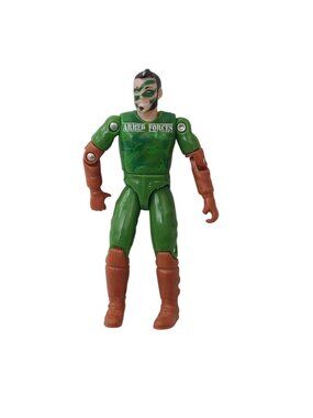 Armed Forces Military Soldier Action Figure Green Camo 3.75" Toy